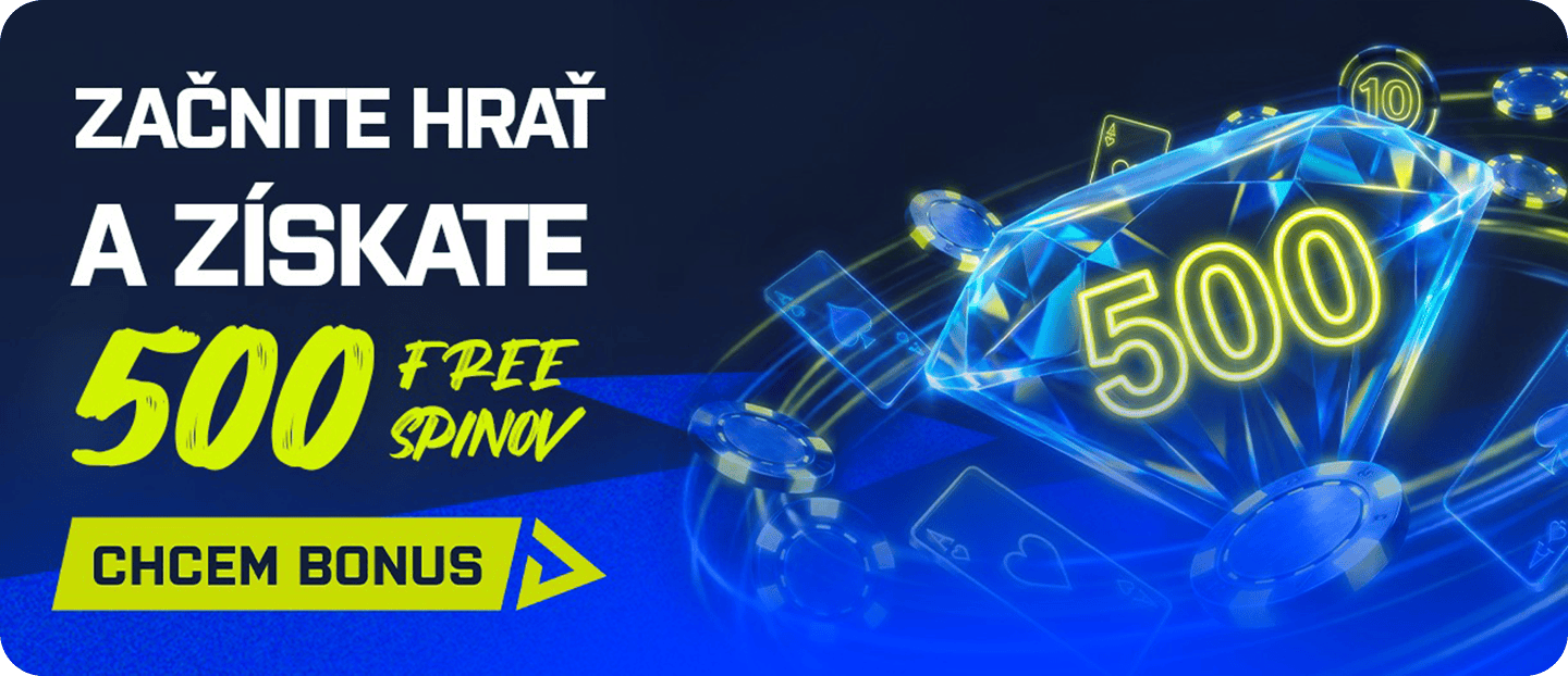 Začnite hrať a získate 500 Free spinov
